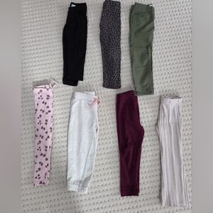 Bundle - Toddler Girl Pants + Leggings X 7 - 2-3 T